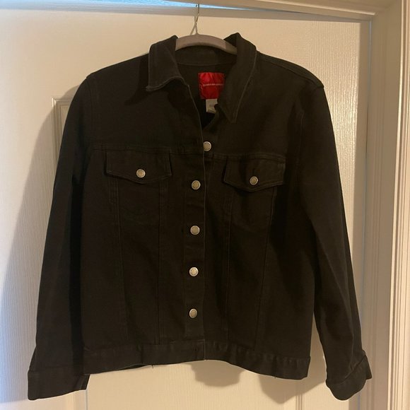Gloria Vanderbilt Jackets & Blazers - Gloria Vanderbilt Black Denim Medium Jacket